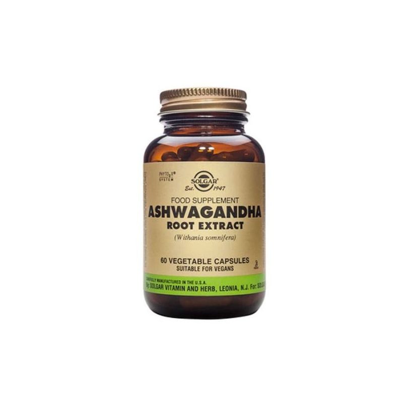 SOLGAR SFP ASHWAGANDHA ROOT EXTRACT VEGICAPS 60S
