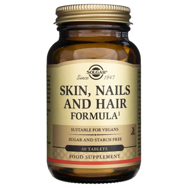 SOLGAR SKIN, NAILS AND HAIR FORMULA TABS 60S