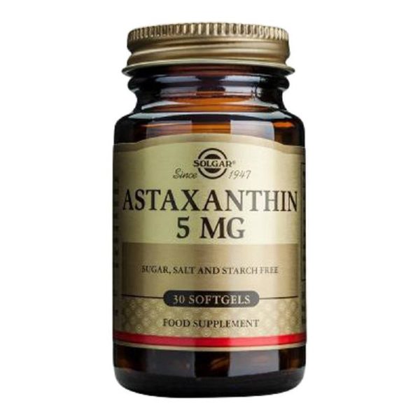 SOLGAR ASTAXANTHIN 5MG SOFTGELS 30s