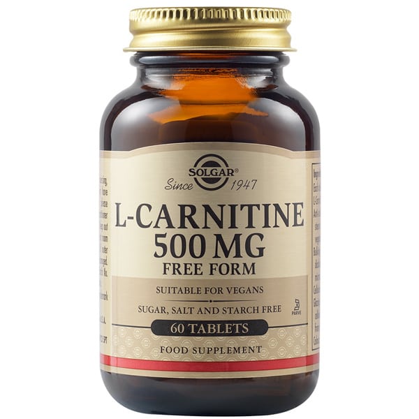 SOLGAR L-CARNITINE 500MG TABS 60S