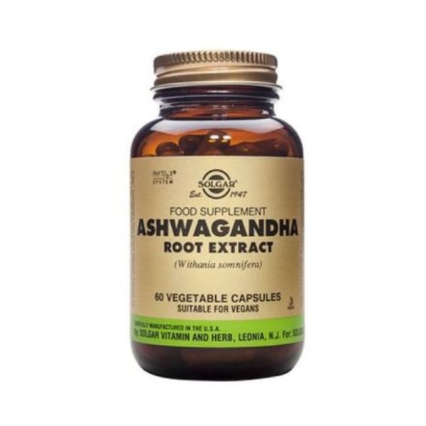 SOLGAR SFP ASHWAGANDHA ROOT EXTRACT VEGICAPS 60S