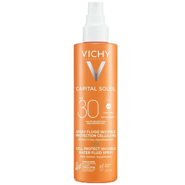 Vichy Capital Soleil SPF30 Λεπτόρρευστο Αντηλιακό Γαλάκτωμα σε Σπρέι, 200ml