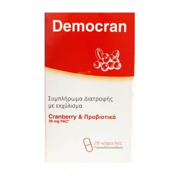 Democran Εκχύλισμα Cranberry με Προβιοτικά