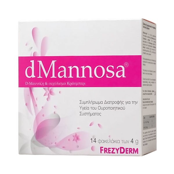 Frezyderm dMannosa Συμπλήρωμα Διατροφής για την Υγεία του Ουροποιητικού Συστήματος