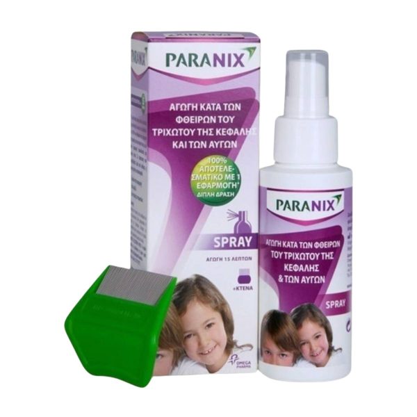 Paranix  Aγωγή σε Σπρέι κατά των Φθειρών, 100ml