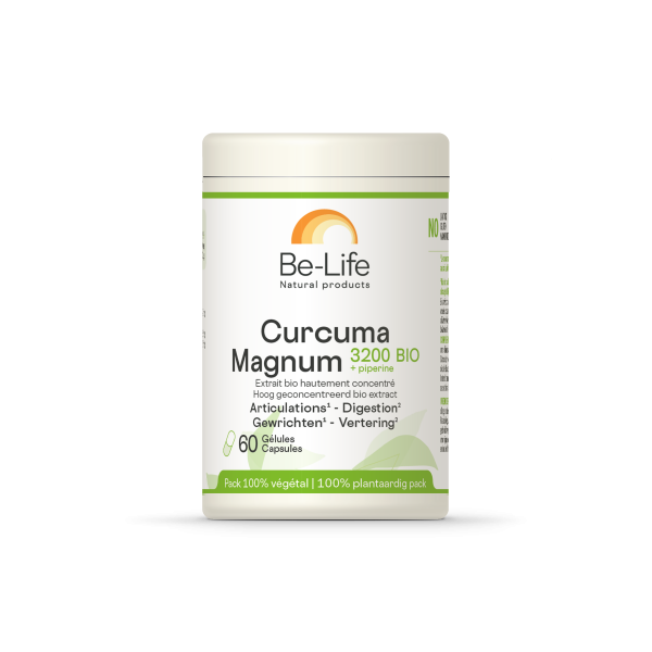 Be-Life Curcuma Magnum 3200 Bio συμπλήρωμα για τις αρθρώσεις 60 κάψουλες