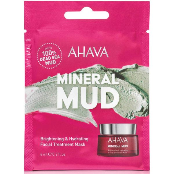 Ahava Mineral Mud  Mask Μάσκα Προσώπου Για Ενυδάτωση & Λάμψη, 6ml