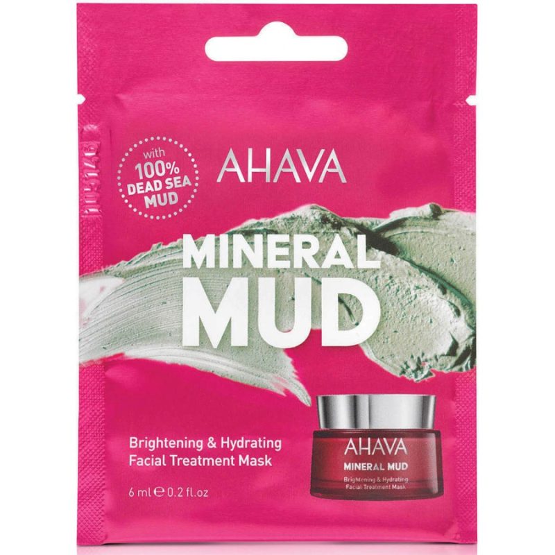 Ahava Mineral Mud  Mask Μάσκα Προσώπου Για Ενυδάτωση & Λάμψη, 6ml