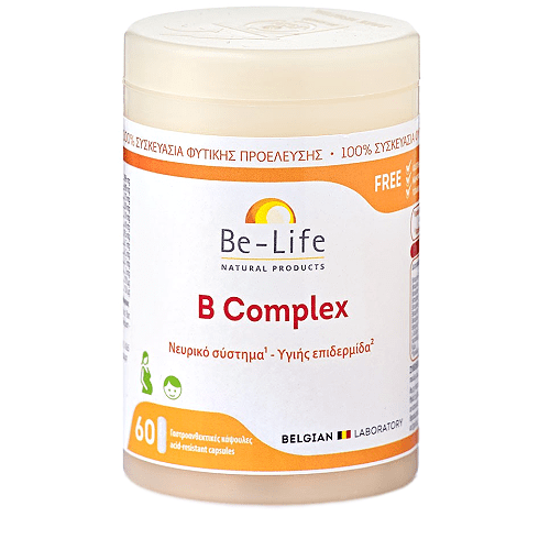 Be-Life B Complex συμπλήρωμα για υγιές νευρικό σύστημα 60 κάψουλες