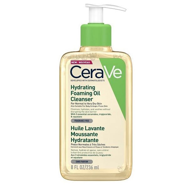 CeraVe Hydrating Foaming Cleansing Oil, Λάδι Καθαρισμού για Ξηρά & Ευαίσθητα Δέρματα