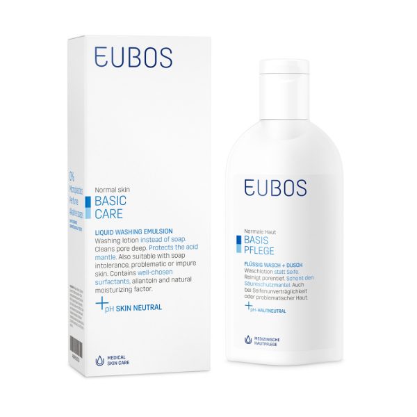 Eubos Basic Care Blue Liquid Washing Emulsion 200ml