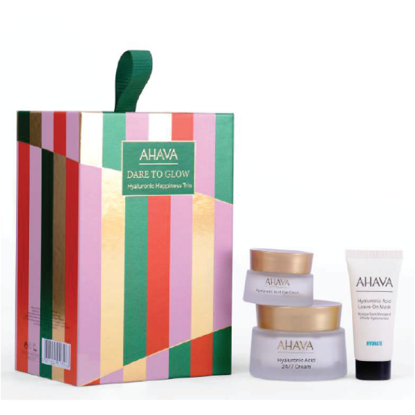 AHAVA Hyaluronic Happiness Trio Promo Box