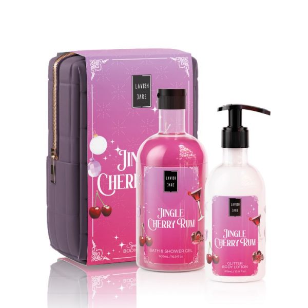 Lavish Care Jingle Cherry Rum Christmas Set