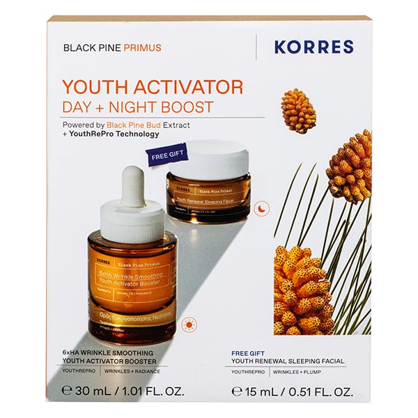 Korres Youth Activator, Day & Night Boost, Promo Set