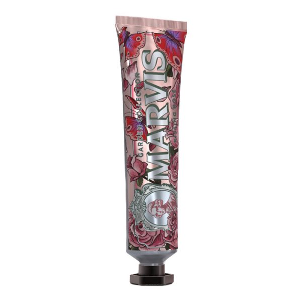 Marvis Garden Collection Kissing Rose Toothpaste Οδοντόκρεμα Άγριο Τριαντάφυλλο & Μέντα, 75ml