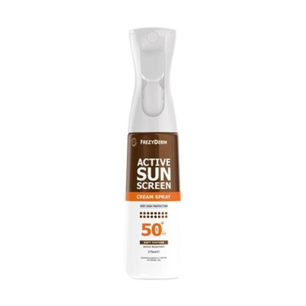 Frezyderm Active Sun Screen, Cream Spray SPF50+, 275ml