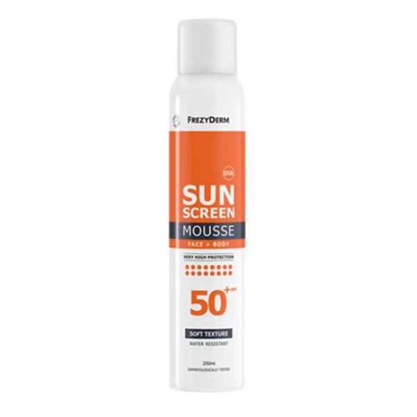 Frezyderm Sun Screen Mousse SPF50+, 200ml