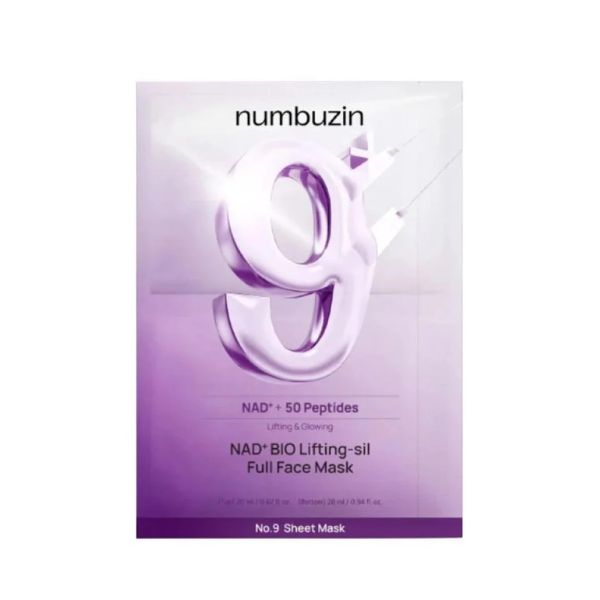 Numbuzin No.9 Nad Bio Lifting Full Cover Facial Sheet Mask