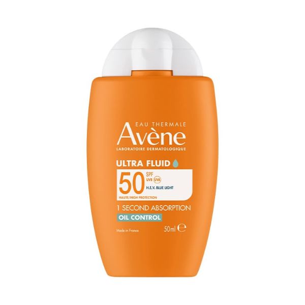 αντηλιακό avene ultra fluid για ματ αποτέλεσμα και spf 50