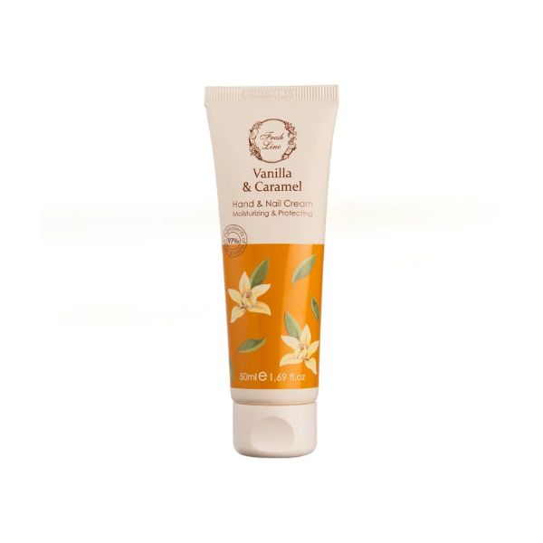 Fresh Line Vanilla & Caramel Κρέμα Χεριών & Νυχιών, 50ml