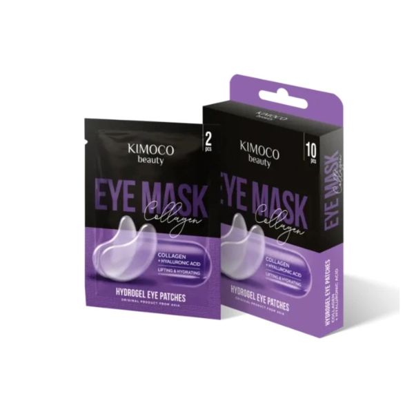 Kimoco Eye Mask Collagen & Hyaluronic Acid, 10pcs